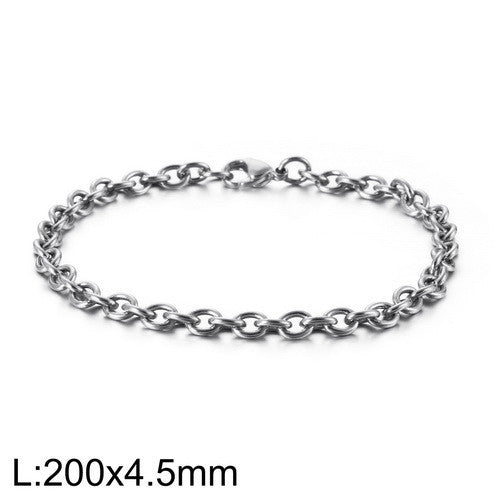 Hollow Fashion O-shaped Personality Stainless Steel Bracelets