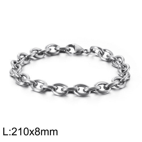 Hollow Fashion O-shaped Personality Stainless Steel Bracelets