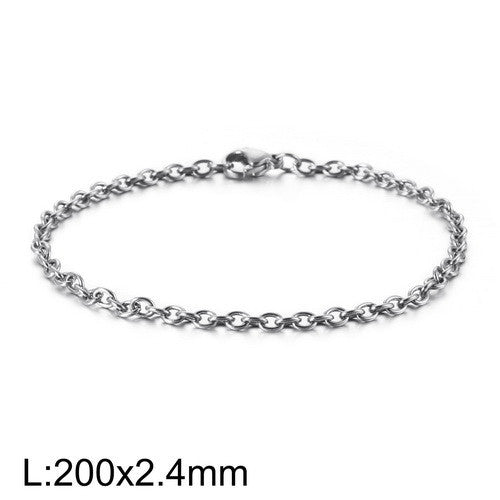 Hollow Fashion O-shaped Personality Stainless Steel Bracelets