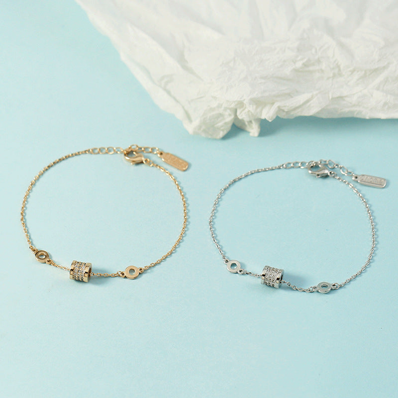Women's Full Diamond Design Trendy Birthday Gift For Bracelets