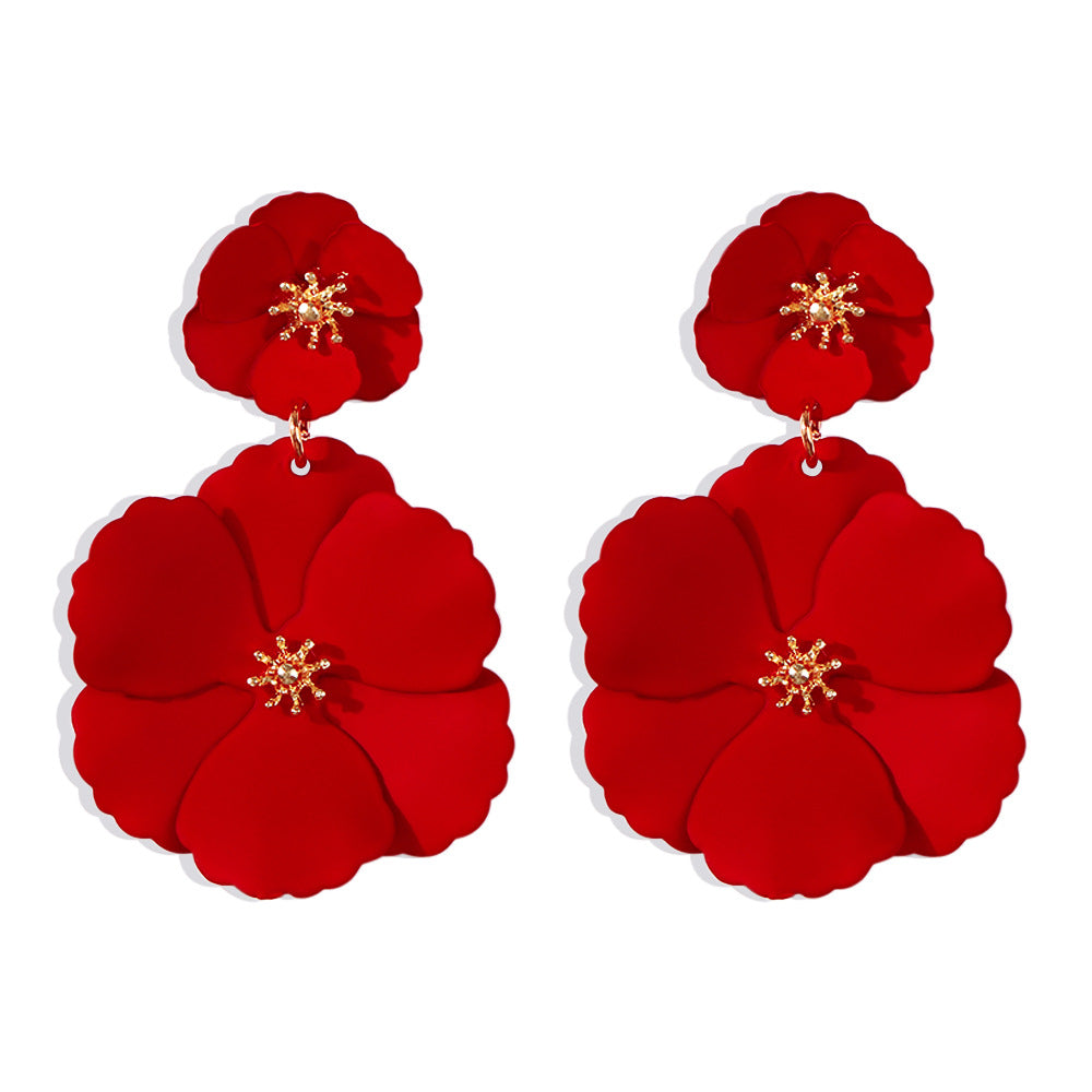 Fashion Size Flower Long Personalized Classic Rings