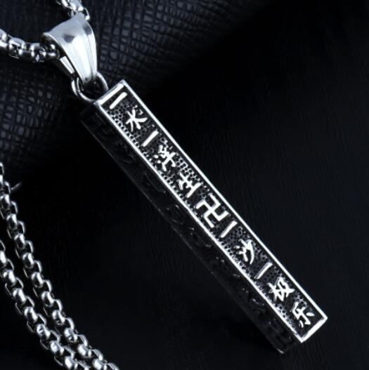 Men's Stainless Steel Hip Hop Cool Cross Trendy Clavicle Necklaces
