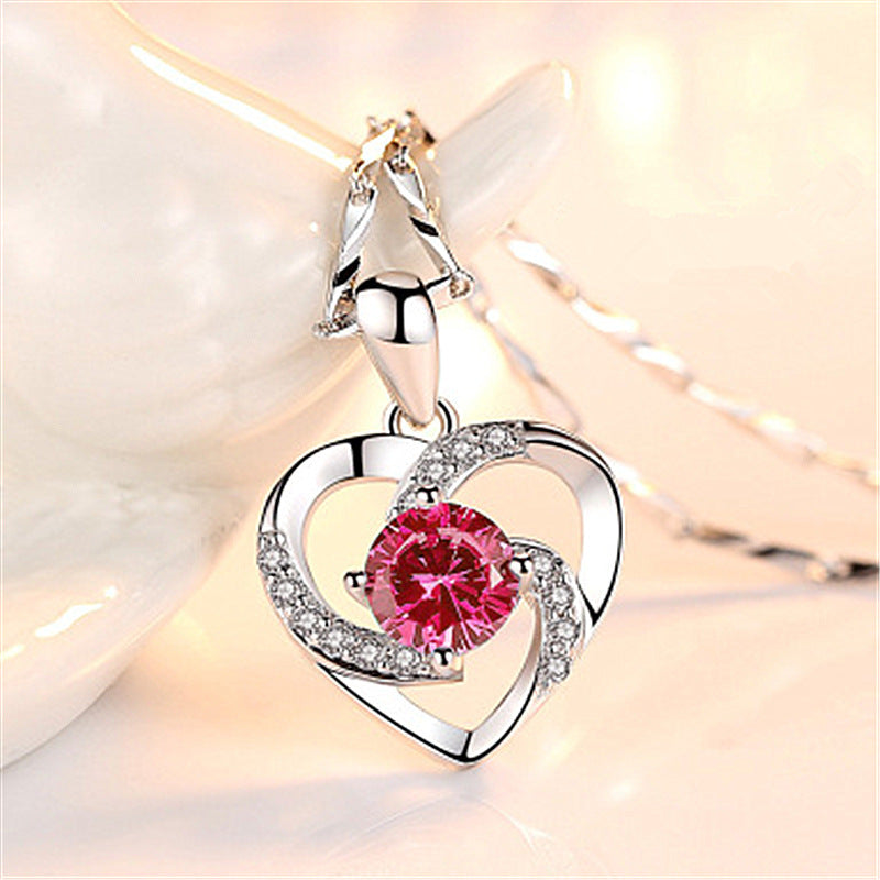 Korean Fashion Sier Female Accessories Couple Pendants