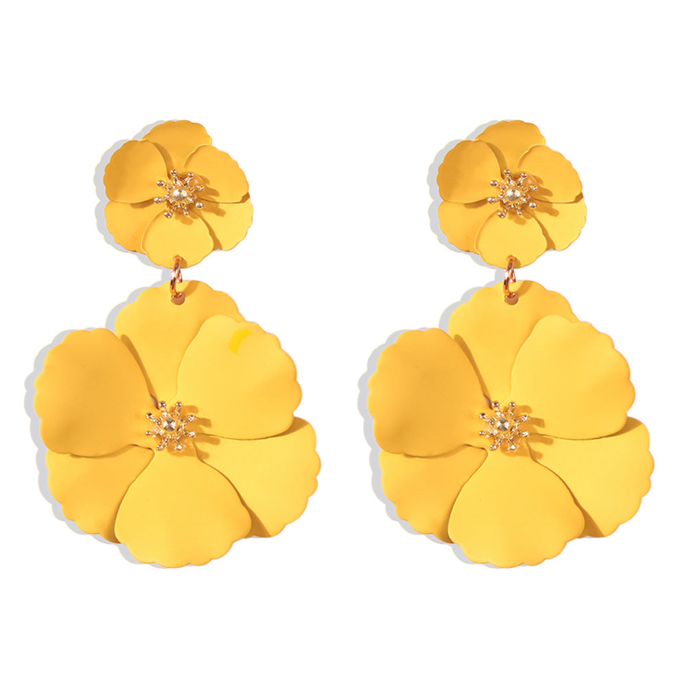 Fashion Size Flower Long Personalized Classic Rings