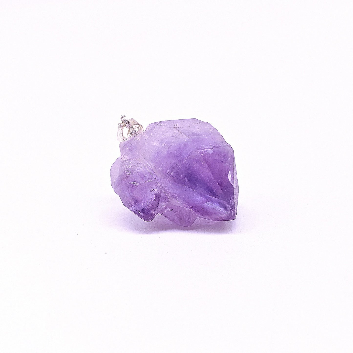 Natural Amethyst Rock Small Raw Ore Pendants