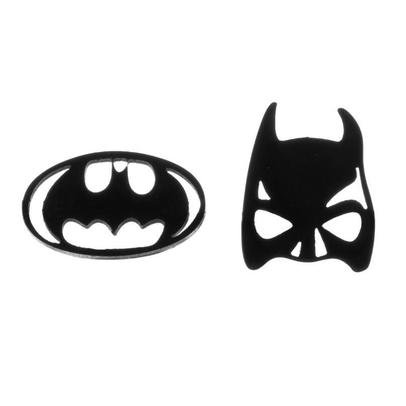 Stainless Steel Ghost Batman Small Animal Umbrella Stud Earrings