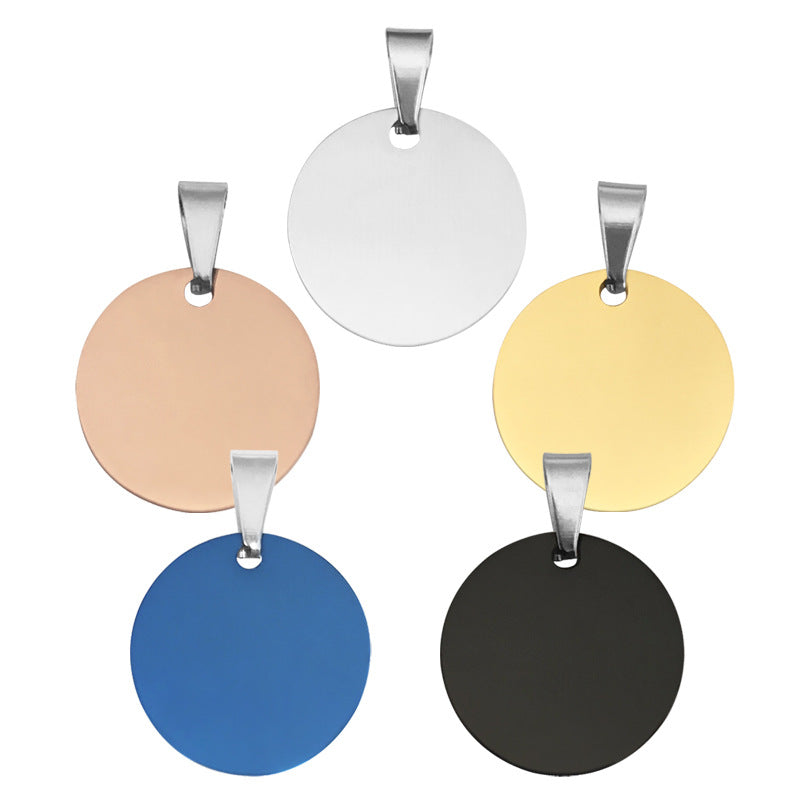 Steel Dog Tag Titanium Pet Metal Pendants