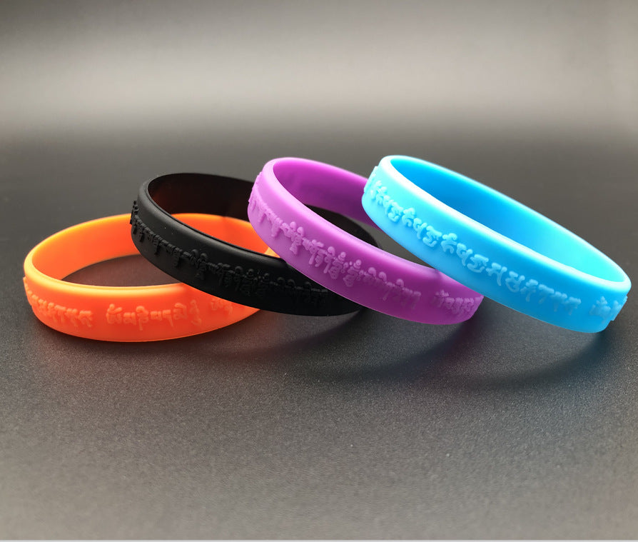 Women's & Men's Variety Of Silicone Wrist Band Luminous Bracelet