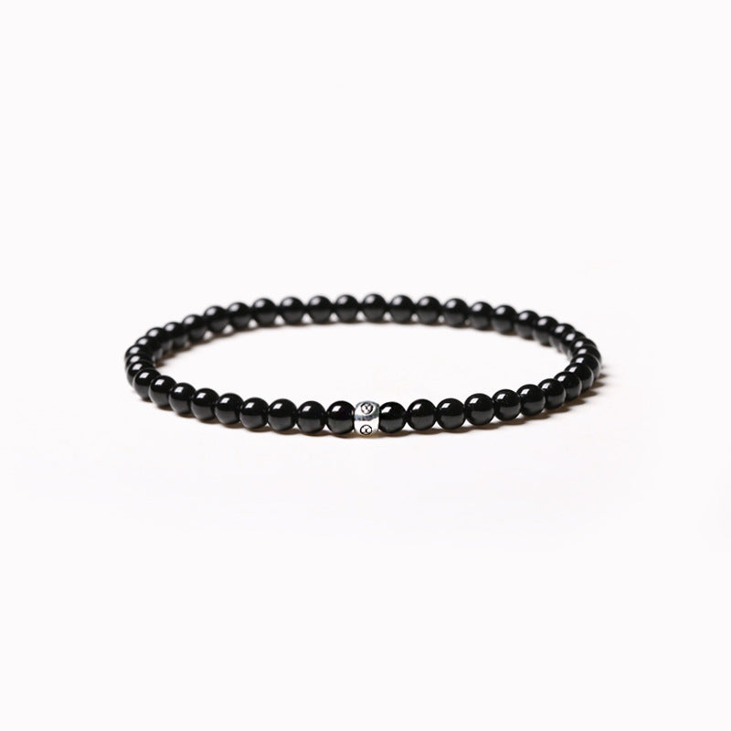 Women's & Men's Agate Blue Sand Thai Sier Simple Gifts For Bracelets