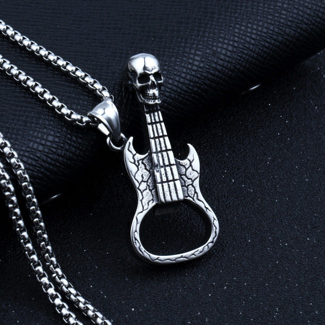 Men's Stainless Steel Hip Hop Cool Cross Trendy Clavicle Necklaces