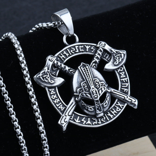 Men's Stainless Steel Hip Hop Cool Cross Trendy Clavicle Necklaces