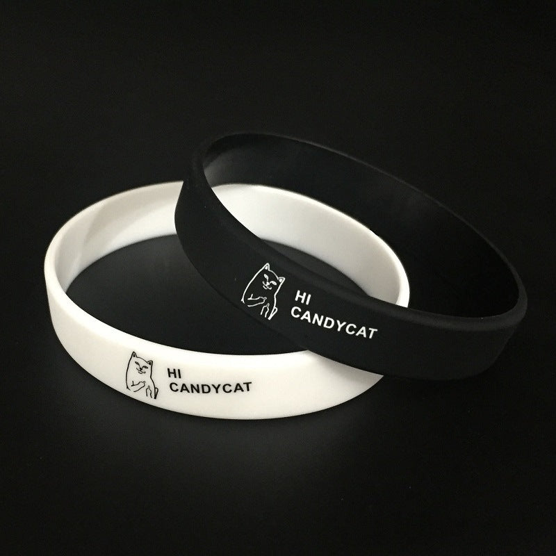 Sports Silicone Trendy Couple Girlfriends Wrist Bracelets