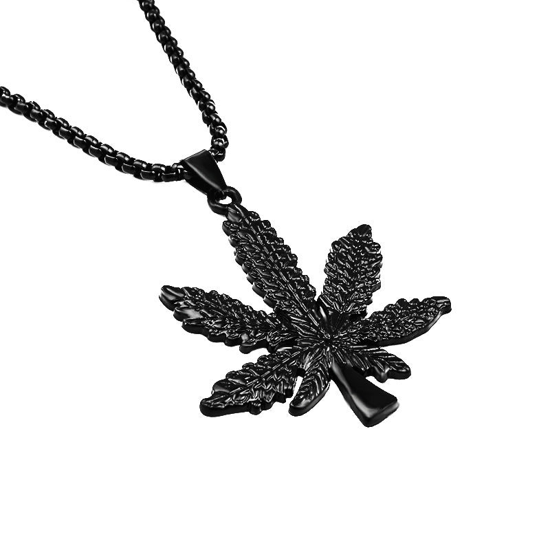 Women's Domineering Big Leaf Maple Long Sweater Necklaces