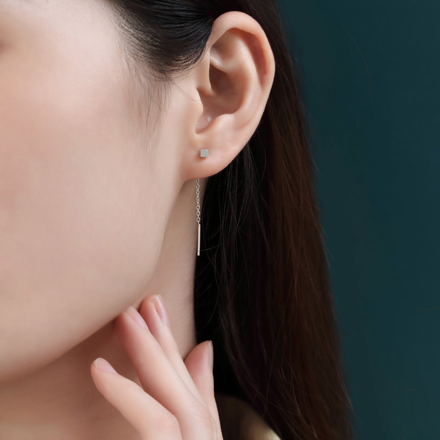 Women's Sterling Sier Light Luxury Minority Design Simple Ear Line