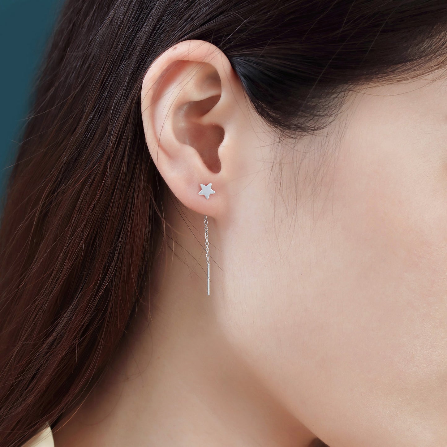 Women's Sterling Sier Light Luxury Minority Design Simple Ear Line