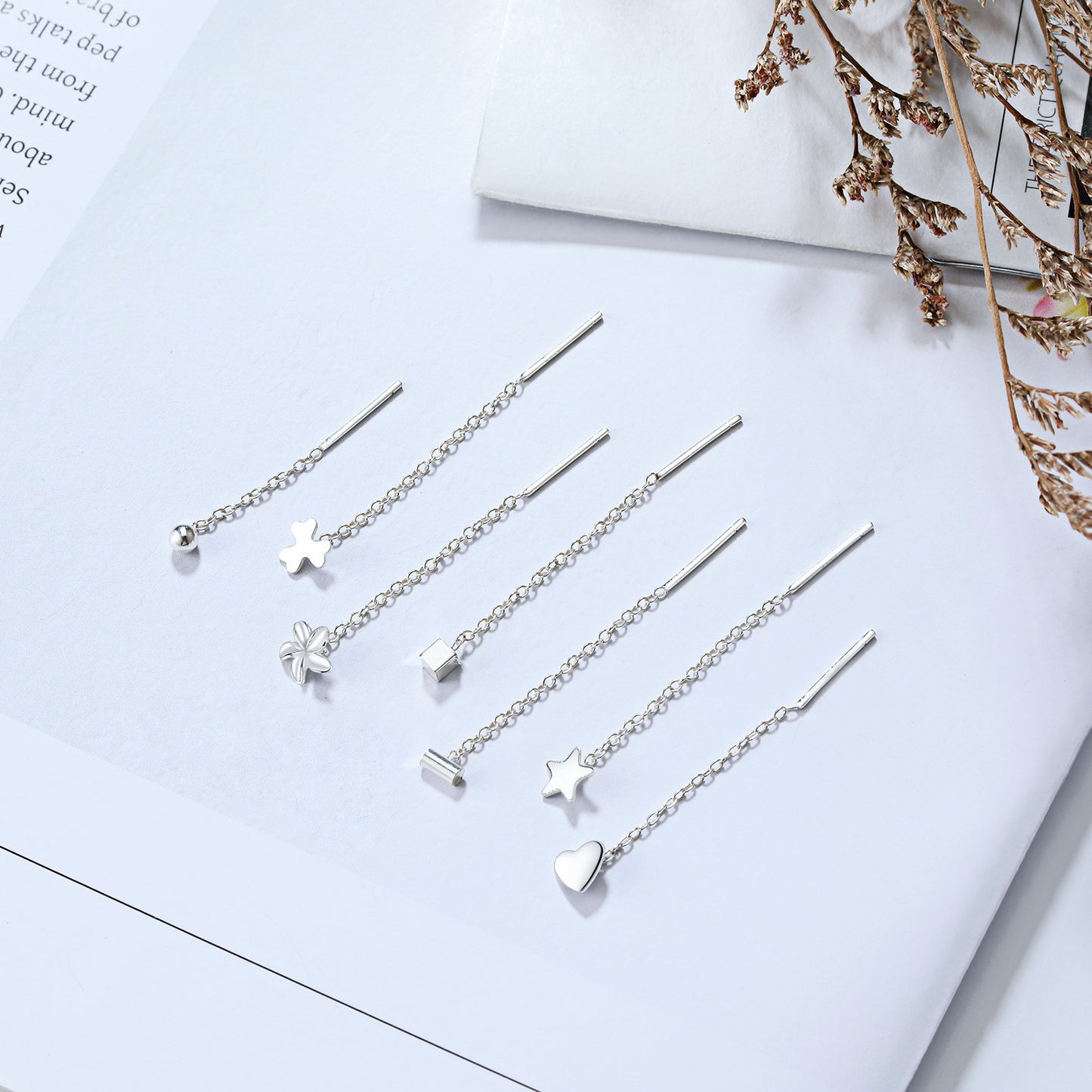 Women's Sterling Sier Light Luxury Minority Design Simple Ear Line