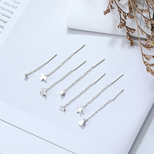 Women's Sterling Sier Light Luxury Minority Design Simple Ear Line