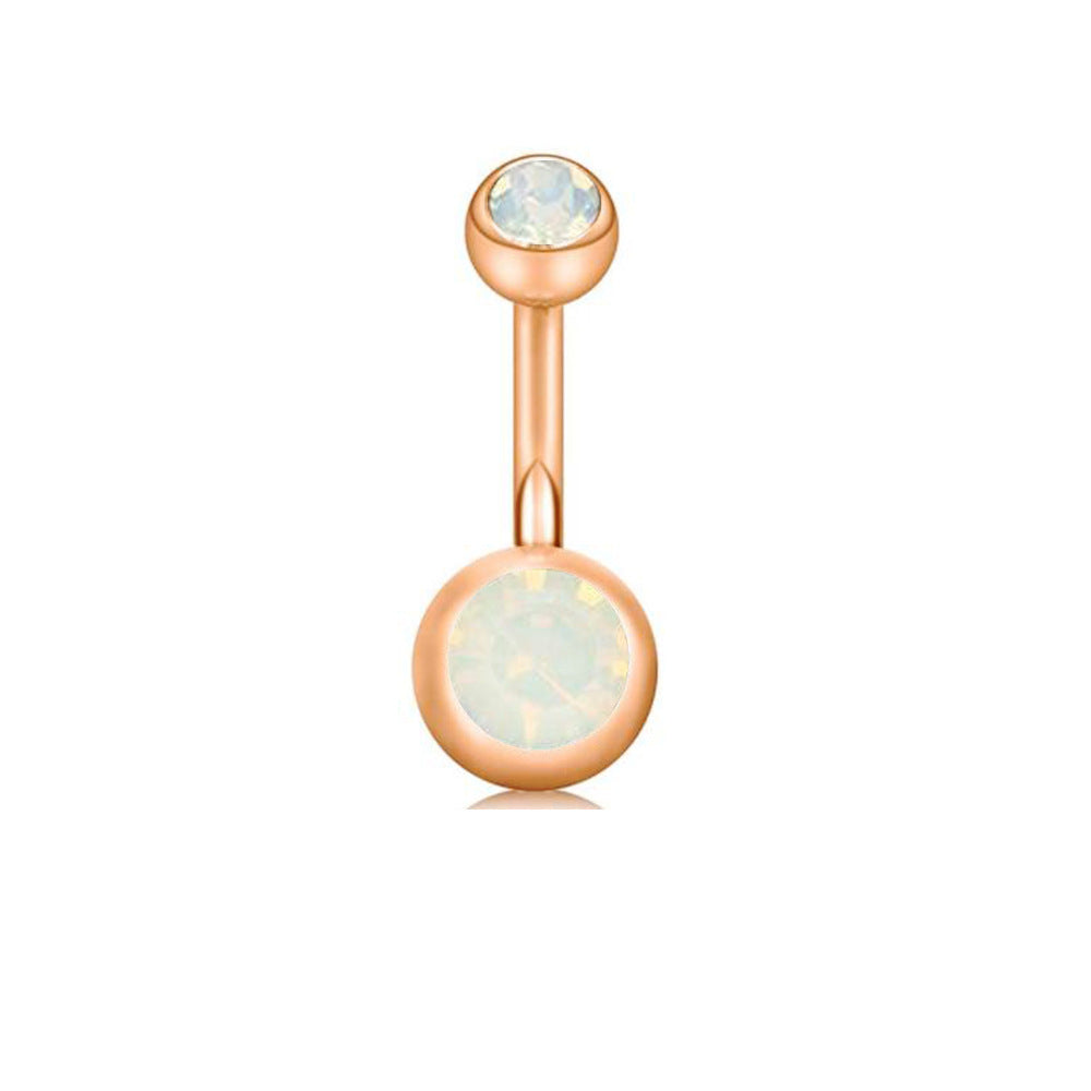 Love Heart Stainless Steel Belly Navel Stud Earrings
