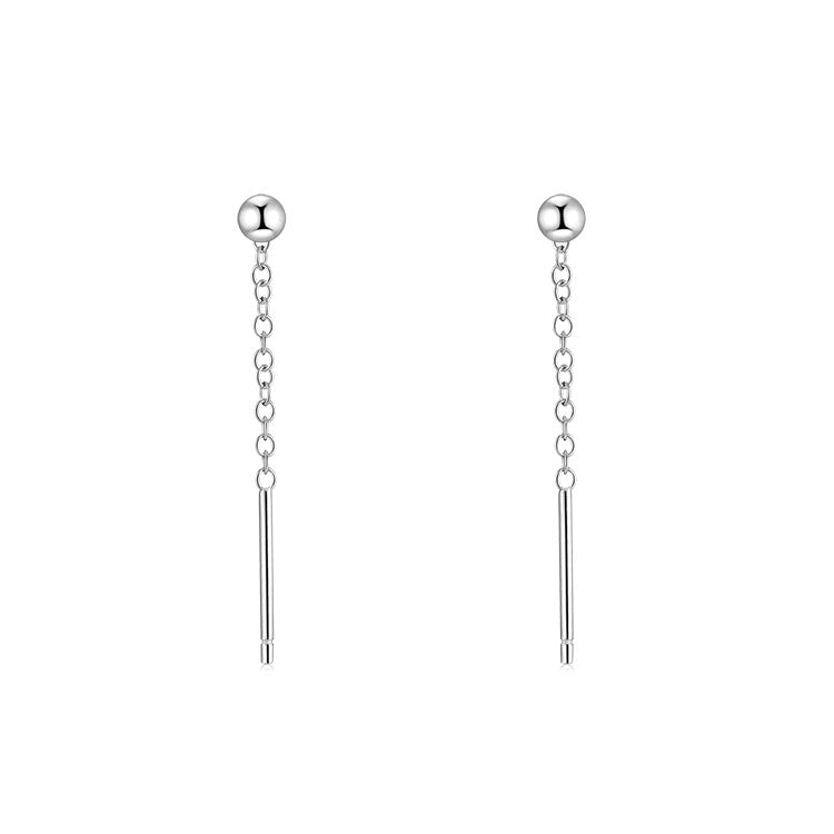 Women's Sterling Sier Light Luxury Minority Design Simple Ear Line