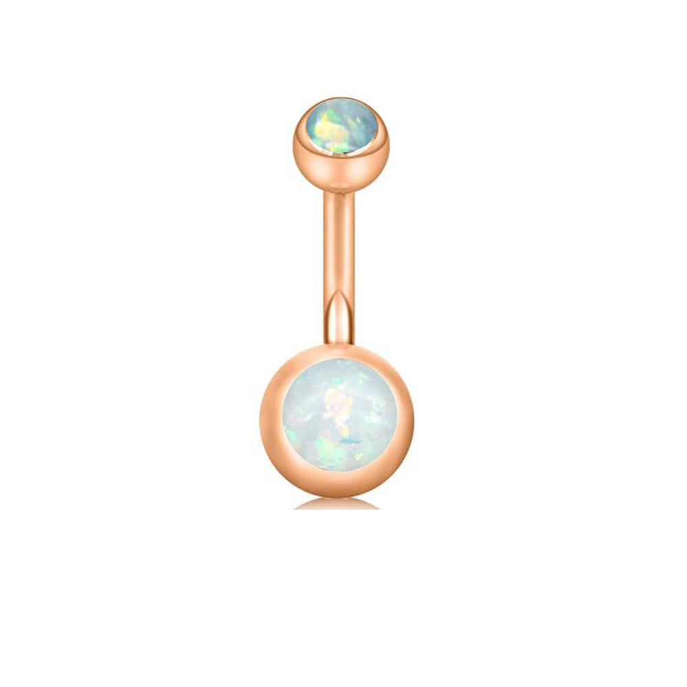 Love Heart Stainless Steel Belly Navel Stud Earrings
