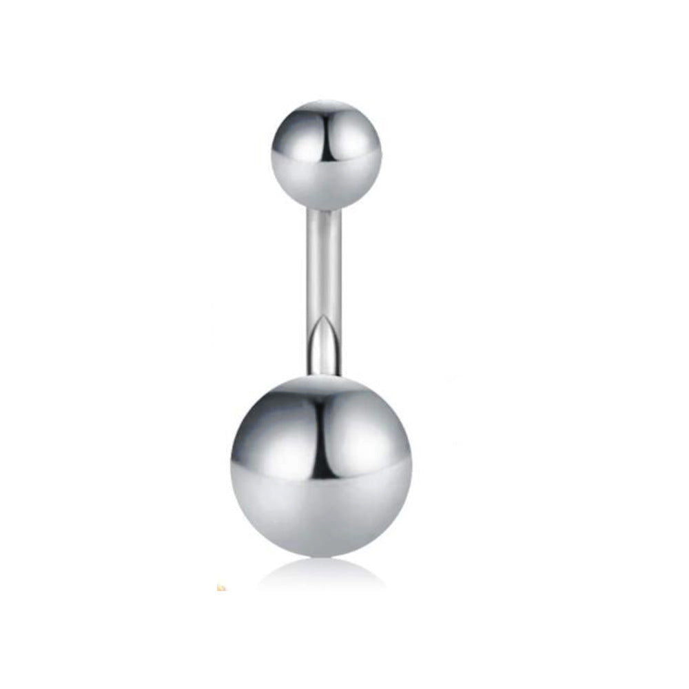 Love Heart Stainless Steel Belly Navel Stud Earrings