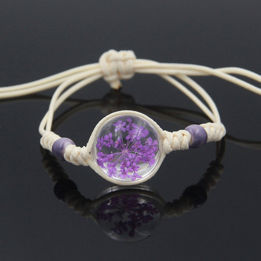 Dried Flower Starry Sky Eternal Transparent Bracelets