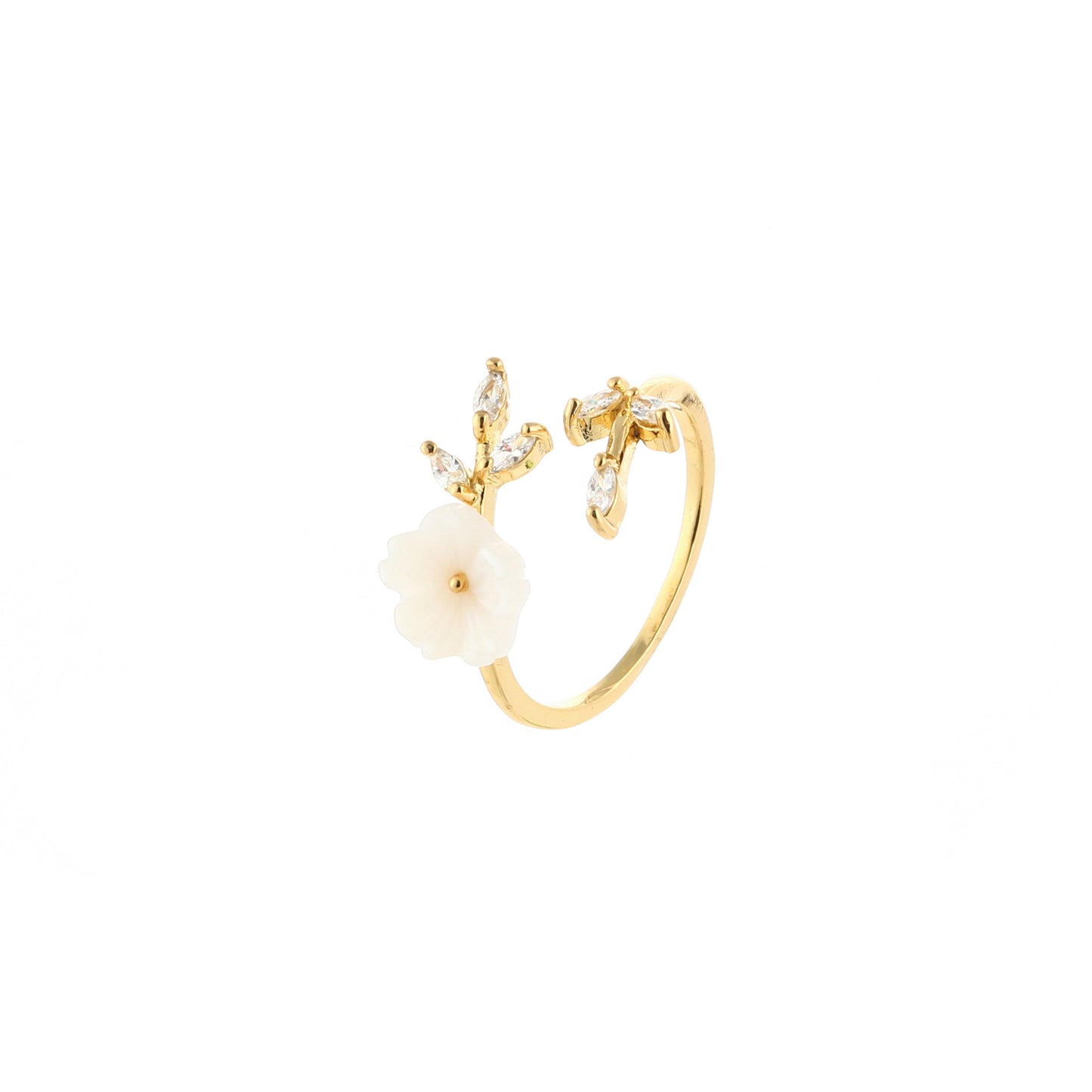 Women's Fashion Personal Accessories Flower Open Minimalist Creative Rings