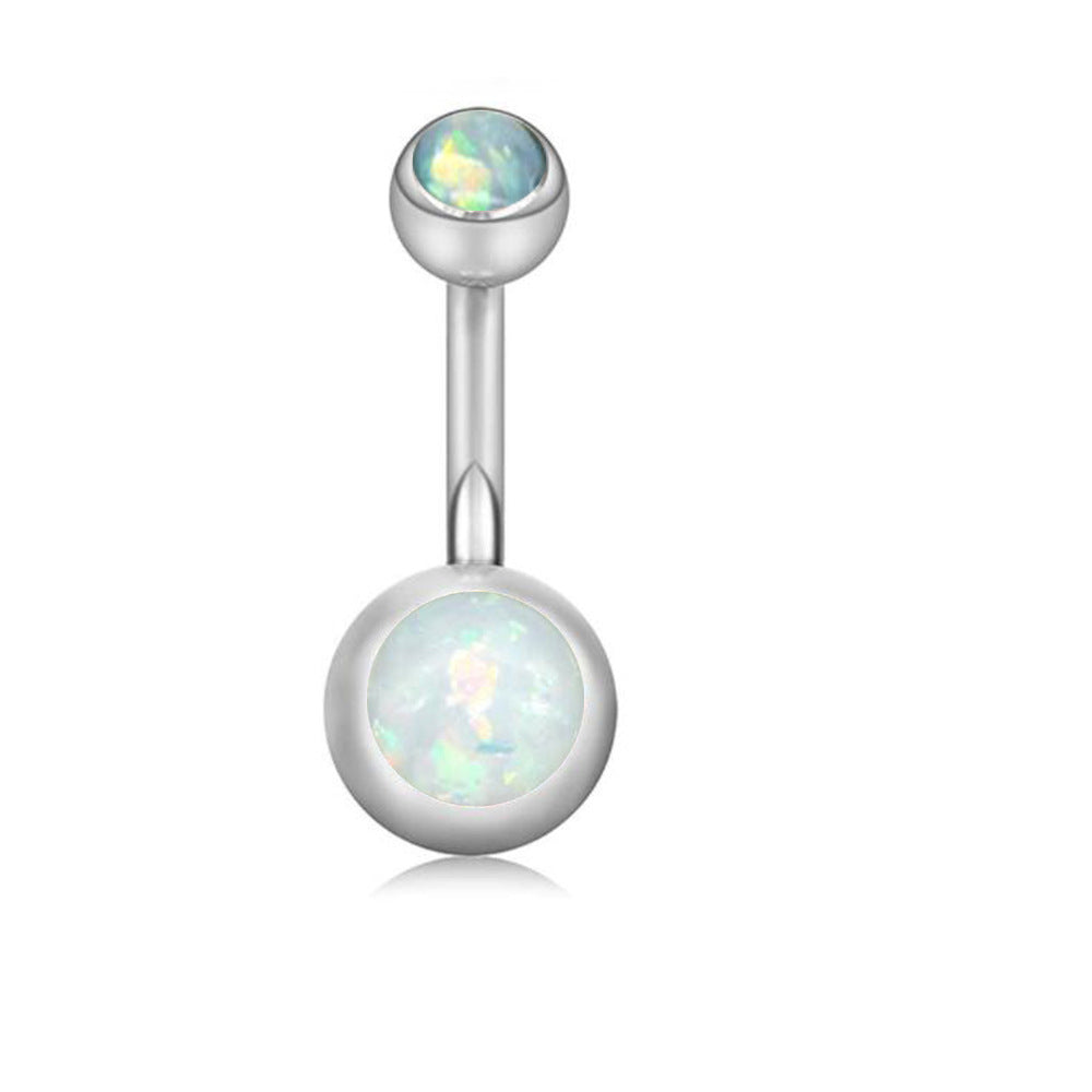 Love Heart Stainless Steel Belly Navel Stud Earrings