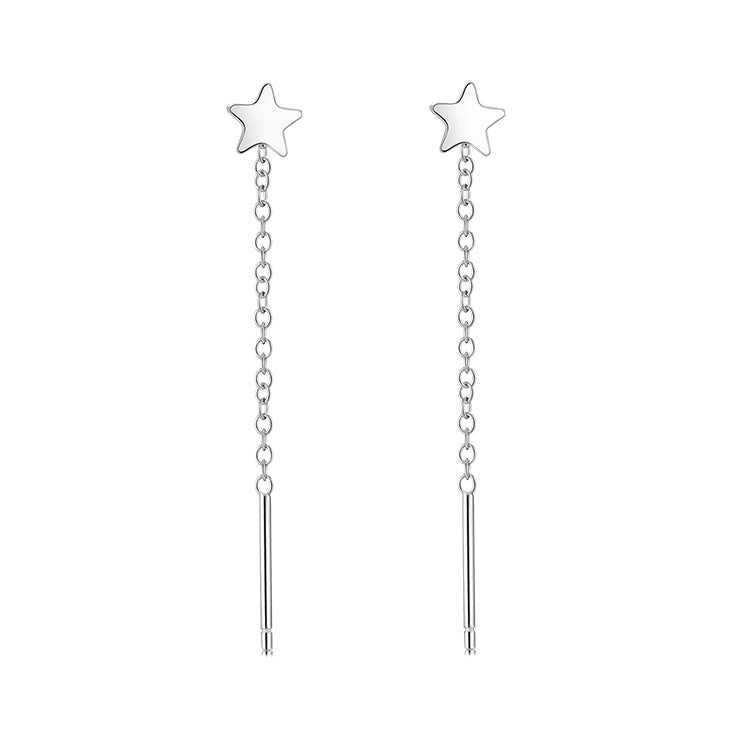 Women's Sterling Sier Light Luxury Minority Design Simple Ear Line