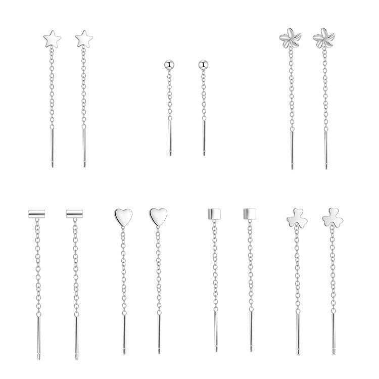 Women's Sterling Sier Light Luxury Minority Design Simple Ear Line