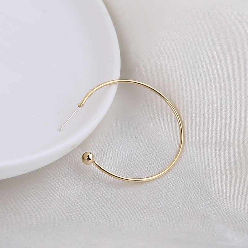 Real Gold Electroplated Sier Needle Simple Fashion Rings