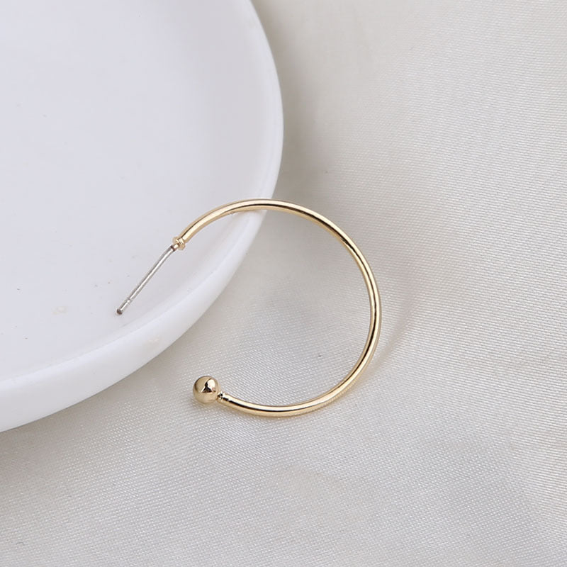 Real Gold Electroplated Sier Needle Simple Fashion Rings