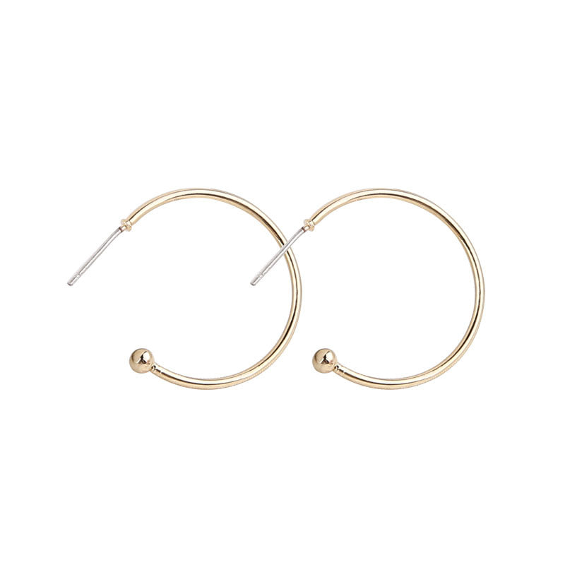 Real Gold Electroplated Sier Needle Simple Fashion Rings