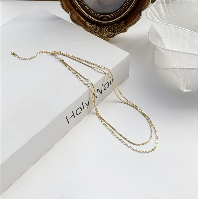 Women's Simple Graceful Niche Bag For Sweet Personality Clavicle Chain Necklaces