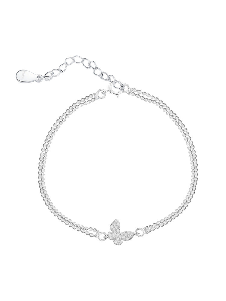 Women's Niche Butterfly Diamond Sterling Sier Accessories Bracelets