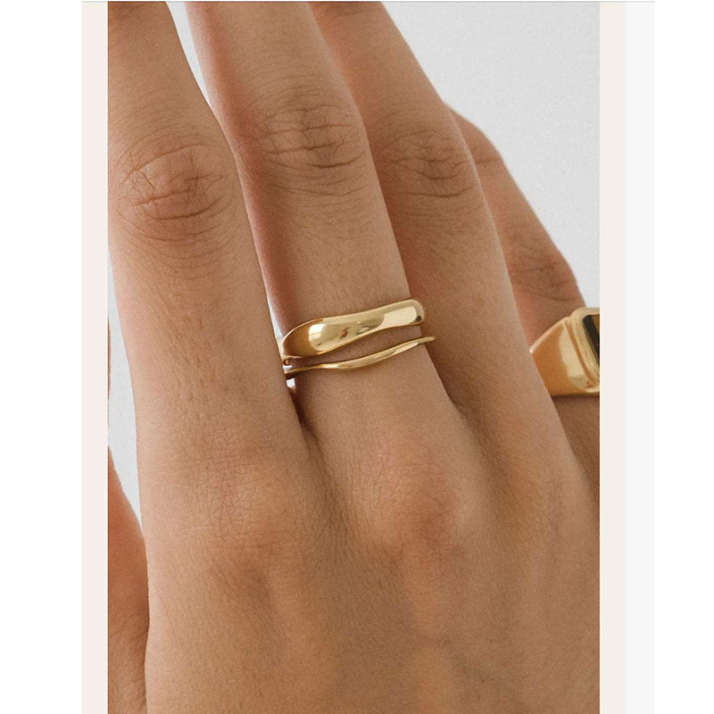 Women's Fashion Retro Personalized Cold Style Simple Index Finger Ring