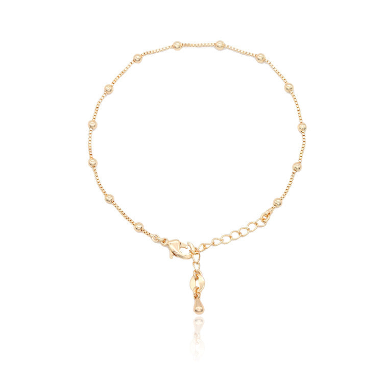 Women's Fashion Ball For Bead Box Chain Light Anklets