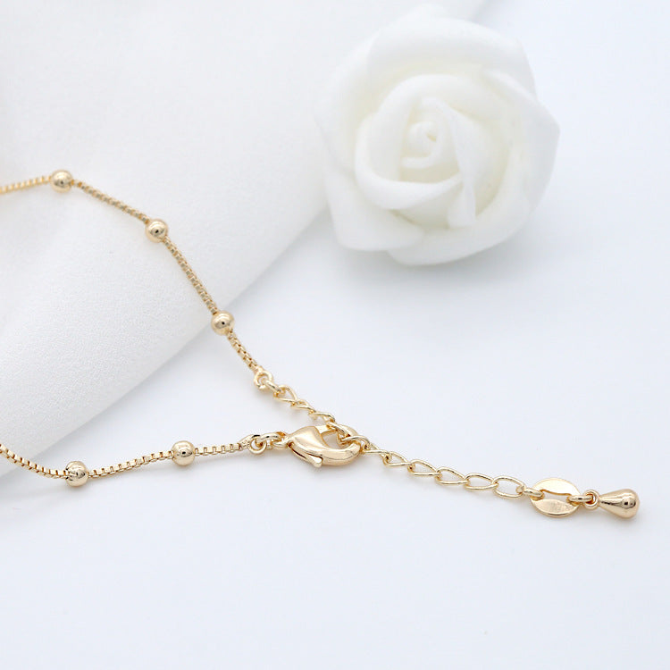 Women's Fashion Ball For Bead Box Chain Light Anklets