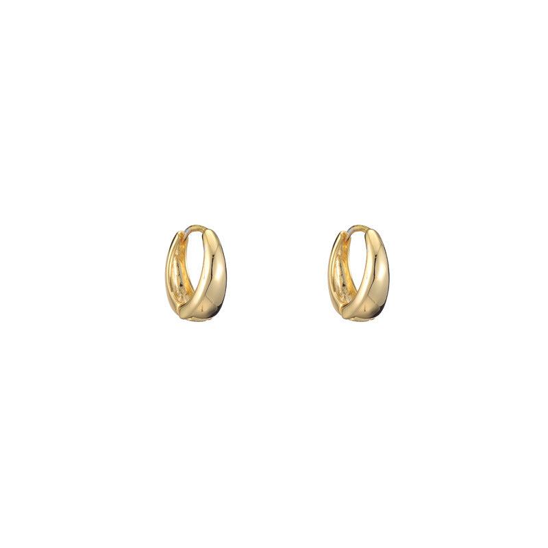 Glossy Female Design Sense Niche Clip Ear Buckle