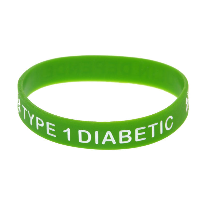 Women's & Men's Silicone Warning Message Adult Size Hand Bracelets
