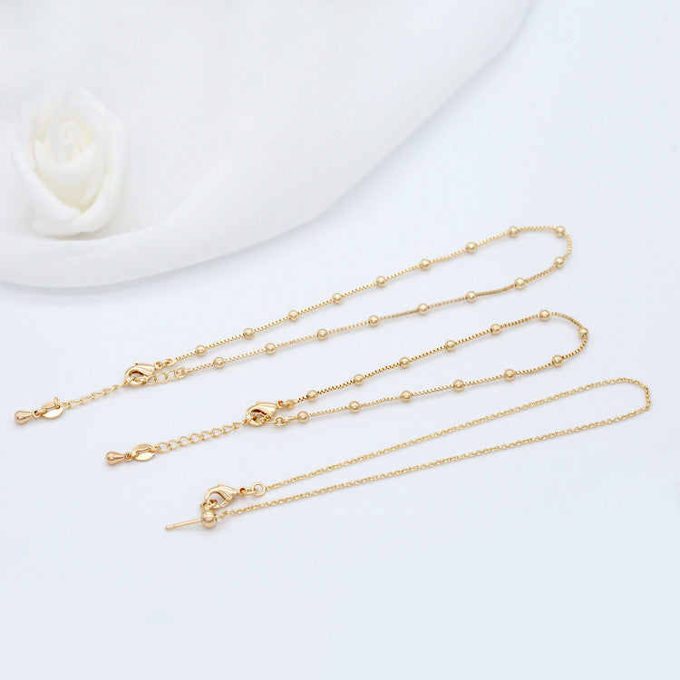 Women's Fashion Ball For Bead Box Chain Light Anklets