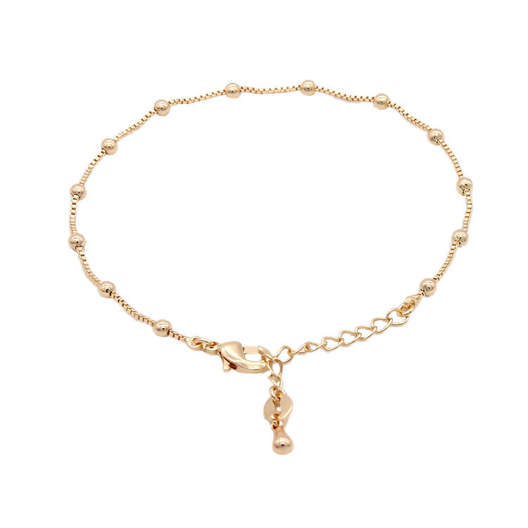 Women's Fashion Ball For Bead Box Chain Light Anklets