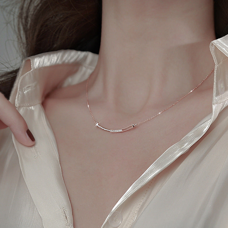 Clavicle Chain Simple Temperament Entry Lux High Necklaces