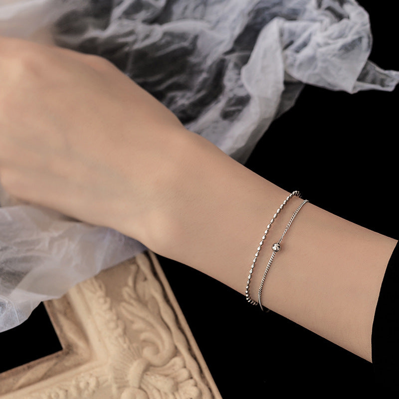 Women's Beads Cold Style Temperamental Mori Personalized Niche Design Bracelet
