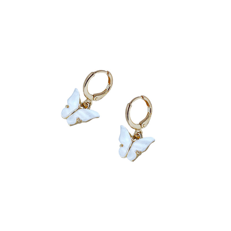 Bright Eyes Gold Plated Ear Korean Earrings