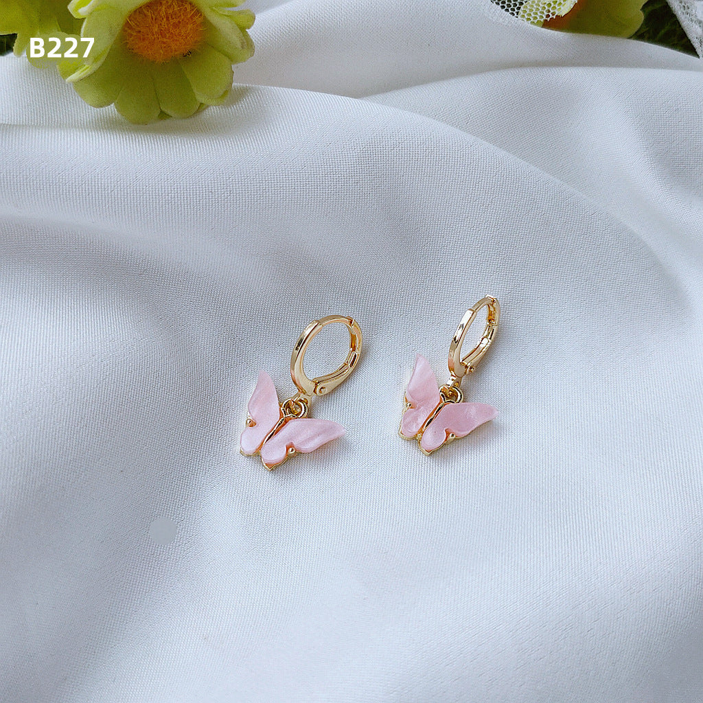 Bright Eyes Gold Plated Ear Korean Earrings