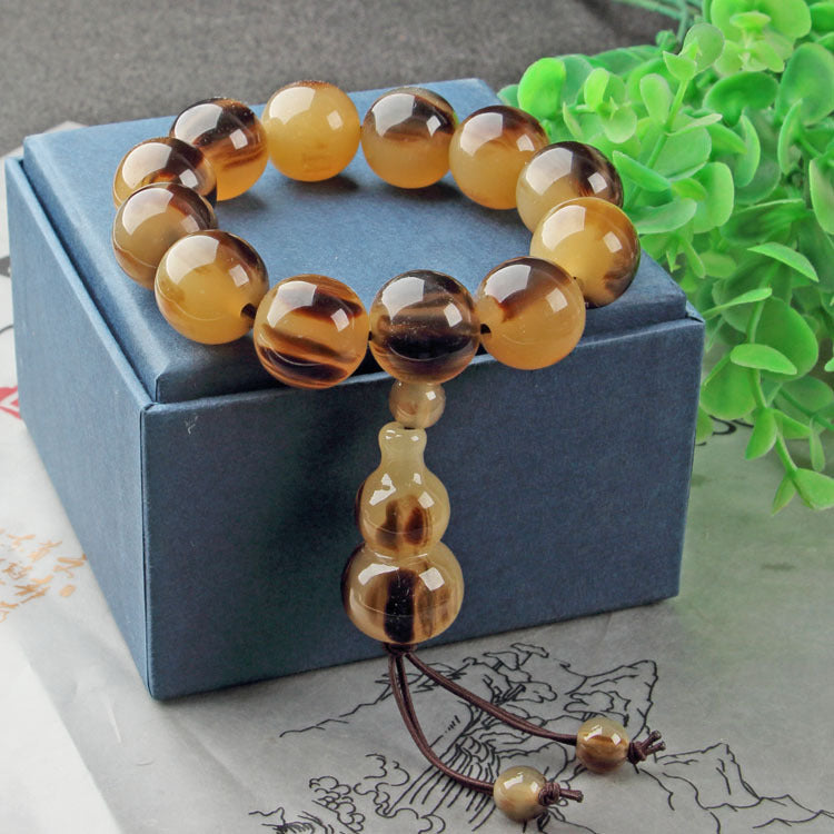 Horn Gourd Handball Beads Resin Imitation Bracelets