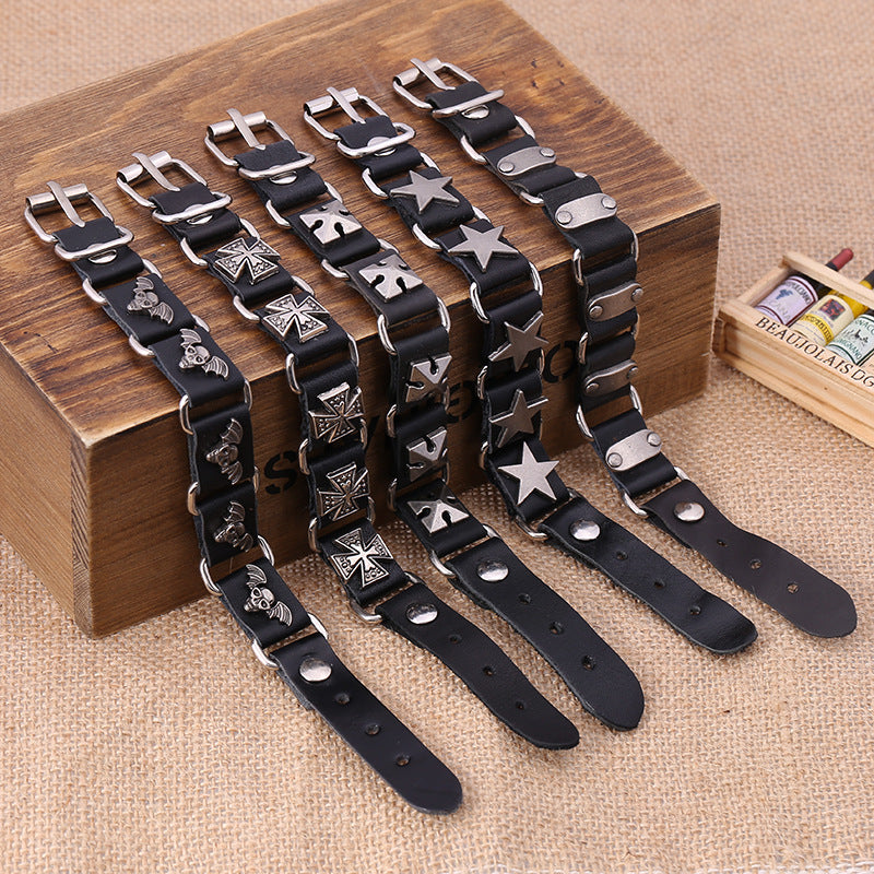 Women's & Men's Cowhide Connection First Layer Popular Trendy Bracelet
