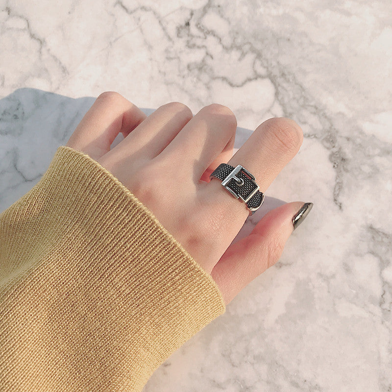 Stacked Vintage Female Design Simple Cold Rings