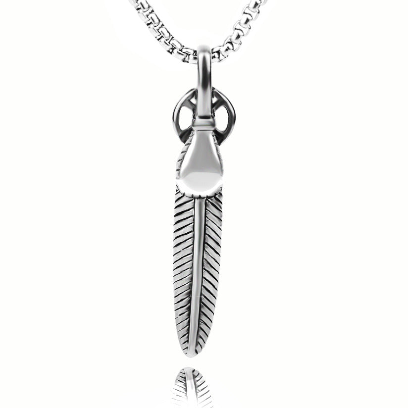 Men's Stainless Steel Hip Hop Cool Cross Trendy Clavicle Necklaces